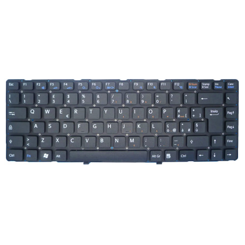 Laptop Keyboard For SONY For VAIO VPCEA VPC-EA VPCEA3C5E VPCEA3D4E VPCEA3L1E VPCEA3M1E VPCEA3M1R VPCEA3S1E VPCEA3S1R VPCEA3Z1R VPCEA4M1R VPCEA4S1E Italy IT Black Without Frame New