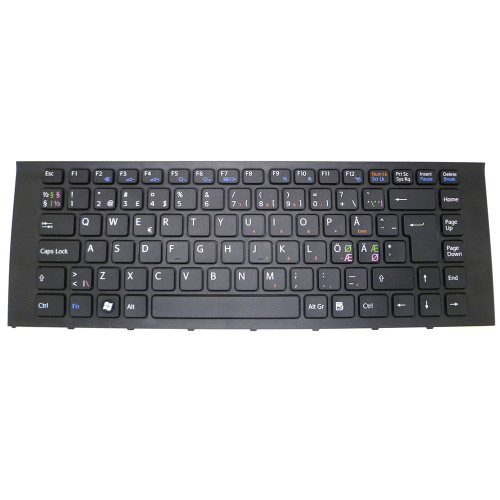 Laptop Keyboard For SONY For VAIO VPCEA VPC-EA VPCEA3C5E VPCEA3D4E VPCEA3L1E VPCEA3M1E VPCEA3M1R VPCEA3S1E VPCEA3S1R VPCEA3Z1R VPCEA4M1R VPCEA4S1E Nordic NE Black With Frame New
