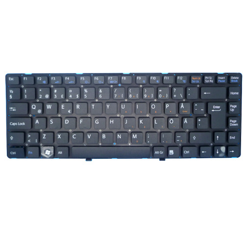 Laptop Keyboard For SONY For VAIO VPCEA VPC-EA VPCEA3C5E VPCEA3D4E VPCEA3L1E VPCEA3M1E VPCEA3M1R VPCEA3S1E VPCEA3S1R VPCEA3Z1R VPCEA4M1R VPCEA4S1E Sweden SD Black Without Frame New