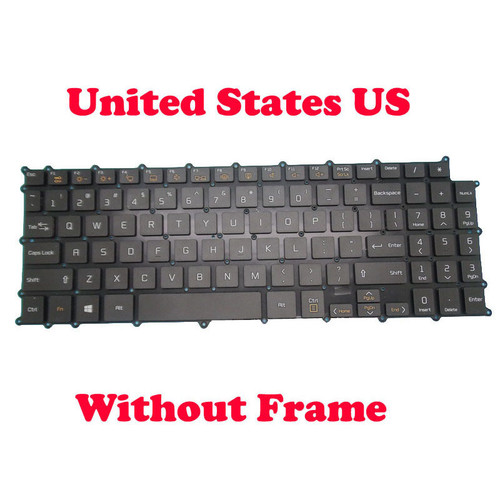 Laptop Keyboard For LG 15Z995 15Z995-U 15Z995-U.ARW6U1 15Z995-V 15Z995-V.AXAHU1 15Z995-R 15Z995-R.AAS9U1 English US Black Without Frame