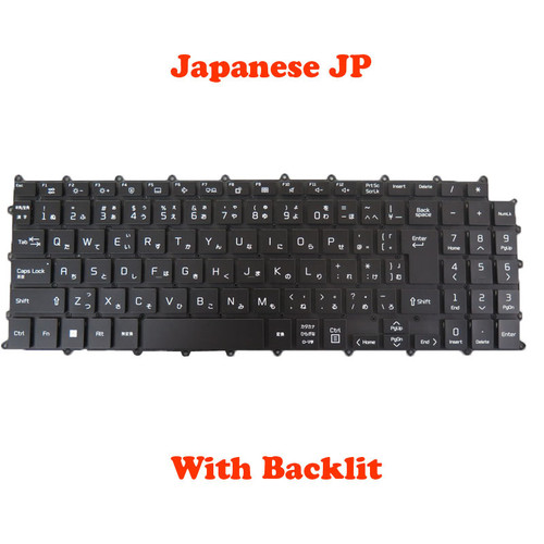 Laptop With Backlit Keyboard For LG 15Z95P 15Z95P-K 15Z95P-K.AAB6U1 AAS6U1 15Z95P-P 15Z95P-P.AAE8U1 ADB9U1 15Z95P-G 15Z95P-GA5LK AH54A6 Japanese JP Black No Frame