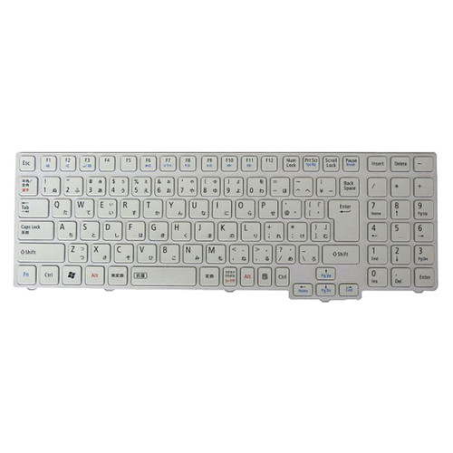 Laptop Keyboard For NEC LaVie S GL20CJ/5N PC-GL20CJ5AN PC-GL20CJ5GN GL21DJ/5N PC-GL21DJ5AN PC-GL21DJ5GN GL253J/5N PC-GL253J5AN PC-GL253J5GN Japanese JP JA White With Frame Used