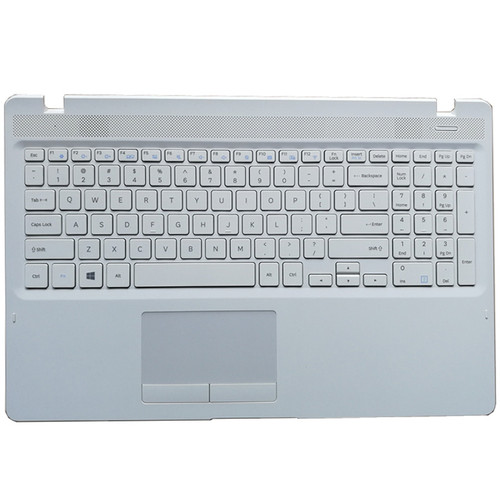 Laptop PalmRest&keyboard For Samsung NP500R5L 500R5L English US BA98-00770A With Touchpad White New 