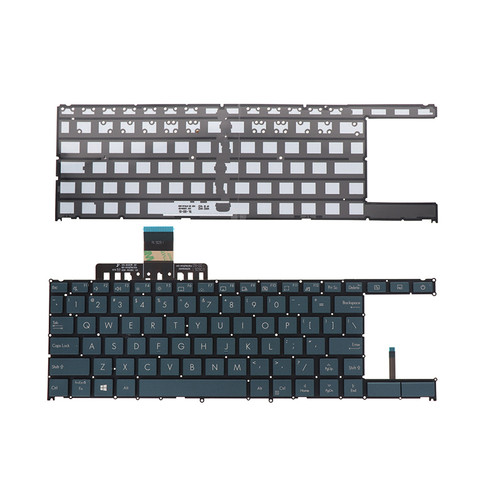Laptop Keyboard For ASUS UX481F UX481FA UX481FAY UX481FL UX481FLY United States US Blue Without Frame 0KNB0-5622US00