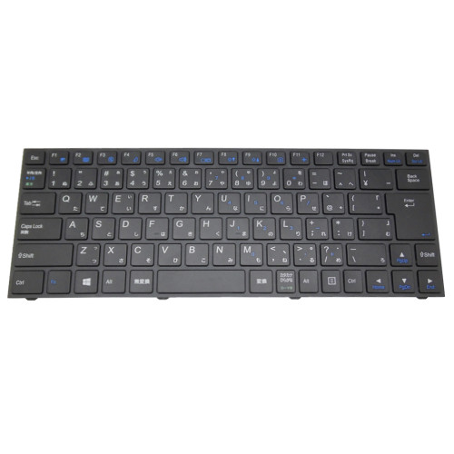 Laptop Keyboard For Mouse Computer MousePro-NB300HSX MPro-NB300HSX MousePro-NB310HSX-1510 MPro-NB310HSX-1510 W331AU Japanese JP JA Black With Frame Used