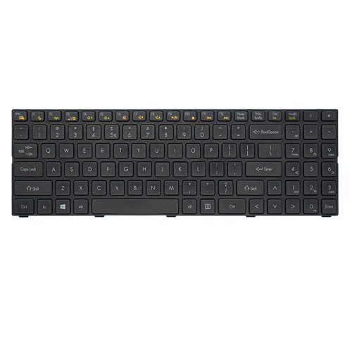 Laptop Replacement Keyboard For Mouse Computer LuvBook T510B LB-T510B T510B-SH LB-T510B-SH T510B-SH-KK LB-T510B-SH-KK TWC English US Black With Frame New