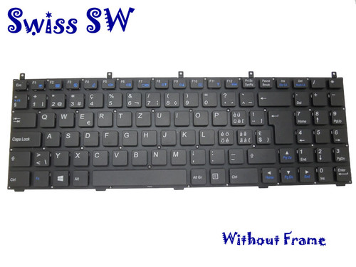 Laptop NO Frame Keyboard For CLEVO M762JU M762SUN M762TG M762TUN M764SU M765CU M765JU M765SUN M765TG M765TUN M766JU M766SUN M766TG M766TU M767JU M767JU M767SUN M767TG M767TUN M770CUH M775CUH M775SUN M980NU Swiss SW