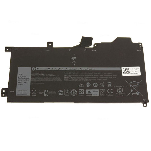 Laptop Battery For DELL Latitude 7200 2-in-1 7210 2-in-1 1FKCC Compatible 0D9J00 D9J00 0T5H6P T5H6P 0KWWW4 KWWW4 7.6V 38Wh 4750mAh 2-Cell New