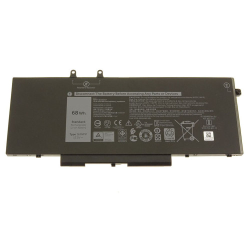 Laptop Battery For DELL Inspiron 7506 7706 2-in-1 Latitude 5401 5411 5501 5511 Precision 3541 3551 3HWPP Compatible 03PCVM 3PCVM 010X1J 10X1J 01VY7F 1VY7F 03YNXM 3YNXM 0T6DC2 T6DC2 0YPVX3 YPVX3 0JG75F JG75F 15.2V 68Wh 4250mAh 4-Cell New