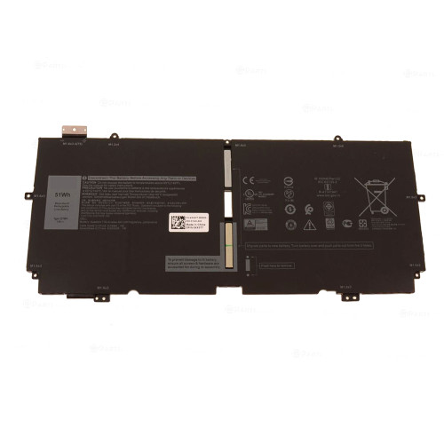 Laptop Battery For DELL XPS 13 7390 2-in-1 / 9310 2-in-1 52TWH Compatible 0XX3T7 XX3T7 7.6V 51WH 6375mAh 4-Cell New