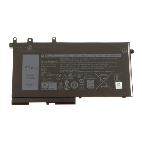 Laptop Battery For DELL Latitude 5280 5288 5480 5488 5491 5580 5591 / 5280 mobile thin client 93FTF Compatible 083XPC 83XPC 0DJWGP DJWGP 0D4CMT D4CMT 11.4V 51Wh 4254mAh 3-Cell New