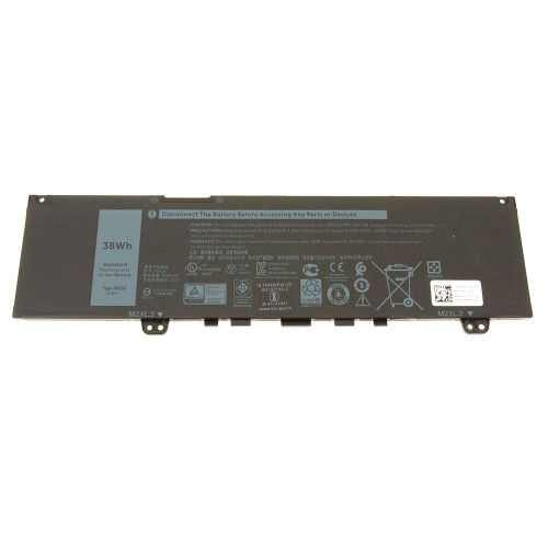 Laptop Battery For DELL Inspiron 5370 7370 7380 / 7373 2-in-1 7386 2-in-1 Vostro 5370 V5370 F62G0 Compatible 0RPJC3 RPJC3 039DY5 39DY5 11.4V 38WH 3166mAh 3-Cell New