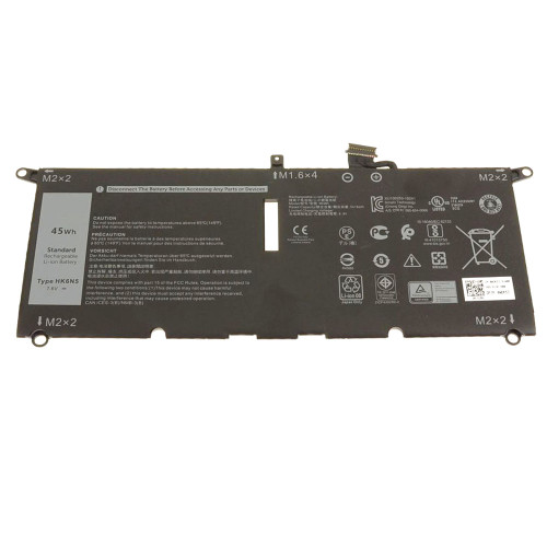 Laptop Battery For DELL Inspiron 7390 2-in-1 7391 2-in-1 HK6N5 Compatible 0WDK63 WDK63 0DGV24 DGV24 7.6V 45WH 5618mAh 4-Cell New