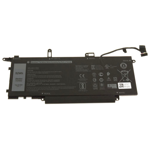 Laptop Battery For DELL Latitude 7400 9410 2-in-1 9410 NF2MW Compatible 0G8F6M G8F6M 085XM8 85XM8 08W3YY 8W3YY 0CHWV6 CHWV6 7.6V 52Wh 6500mAh 4-Cell New
