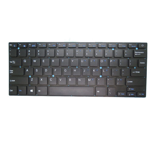 Laptop Keyboard For CONNEX edubook L1410-N3-SL United States US Black Without Frame