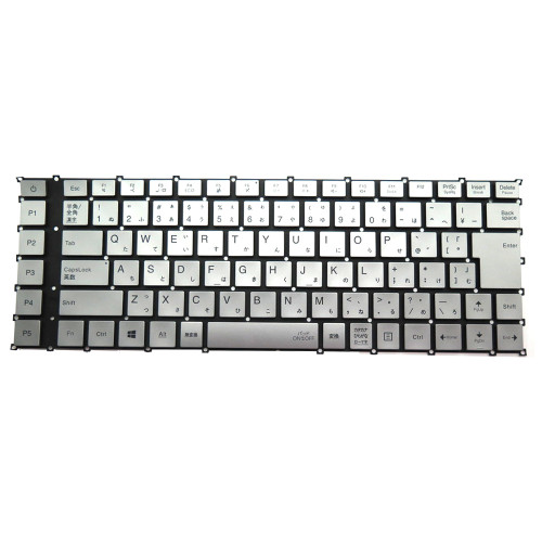 Laptop Keyboard For NEC LaVie GN267C/DH PC-GN267CDAH PC-GN267CDDH PC-GN267CDGH PC-GN267CDLH Japanese JP JA Silver Without Frame New