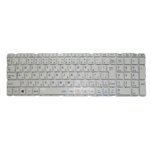 Laptop Keyboard For NEC LaVie GN16CJ/S9 PC-GN16CJSA9 PC-GN16CJSD9 PC-GN16CJSG9 PC-GN16CJSL9 Japanese JP JA White Without Frame New