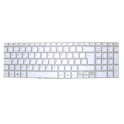 Laptop Keyboard For SONY For VAIO SVF152 SVF153 SVF1521M6E SVF1521N1E SVF1521N1R SVF1521N4E SVF1521N6E SVF1521NST SVF1521O4E SVF1521O6E SVF1521P1E Portuguese PO White Without Frame New