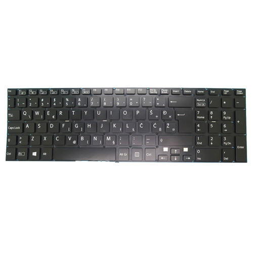 Laptop Keyboard For SONY For VAIO SVF152 SVF153 SVF1521Z1R SVF1521Z2E SVF1521Z4E SVF1521ZST Slovenian SL Black Without Frame New