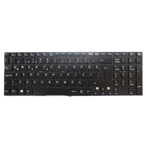 Laptop Keyboard For SONY For VAIO SVF152 SVF153 SVF1521A1E SVF1521A2E SVF1521A4E SVF1521A4R SVF1521A6E SVF1521A7E SVF1521B1E SVF1521B1R SVF1521B2E Turkish TR Black With Backlit New