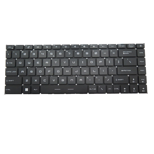 Laptop RGB Backlit Keyboard For MSI WS66 10TK 10TKT 10TL 10TLT 10TM 10TMT WS66 11UK 11UKT 11UM 11UMT English US With Backlit Without Frame