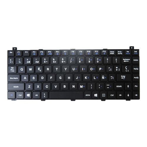Laptop NO Backlit Keyboard For Getac NK5101-01104C-00/D 531129000017 Spanish SP With Black Frame New