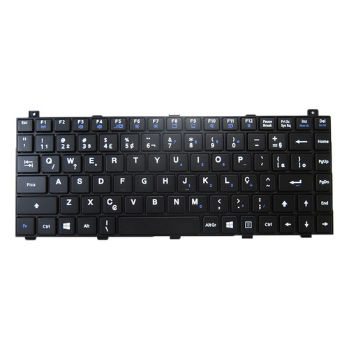 Laptop NO Backlit Keyboard For GETAC V110 V110G1 V110G2 V110G3 V110G4 V110G5 Brazil BR With Black Frame New
