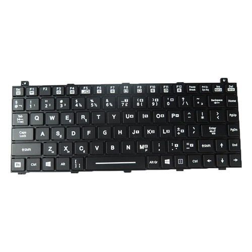 Laptop With Backlit Keyboard For GETAC V110 V110G1 V110G2 V110G3 V110G4 V110G5 Netherlands NL With Black Frame New