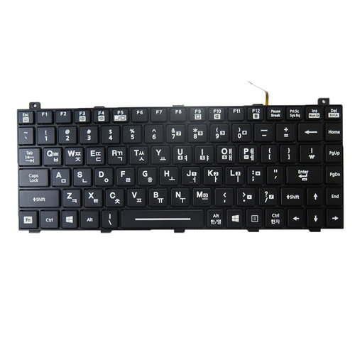 Laptop With Backlit Keyboard For GETAC V110 V110G1 V110G2 V110G3 V110G4 V110G5 Korean KR With Black Frame New