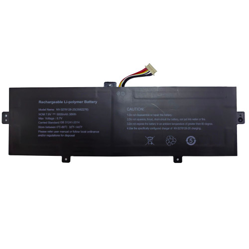 Laptop Battery NV-3278128-2S(3582276C) 7.6V 5000mAh 38Wh 10PIN