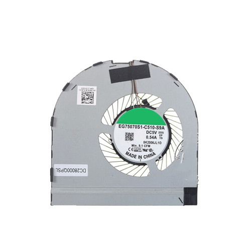 Laptop CPU Fan For DELL Precision 7550 08KNVX 8KNVX EG75070S1-C510-S9A DC28000QPSL DC5V 0.54A New