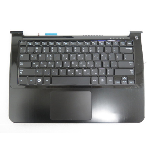 Laptop PalmRest&keyboard For Samsung NP900X3A 900X3A Hebrew HB BA75-02898J BA59-02905J With Speaker Backlit TouchPad Black New