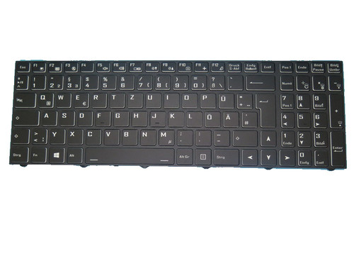 Laptop Keyboard For MEDION ERAZER Deputy P25 MD62303 MD62304 MD62306 MD62327 MD62343 MD62470 MD63895 MD64015 MD64055 Black With Frame With Backlit German GR