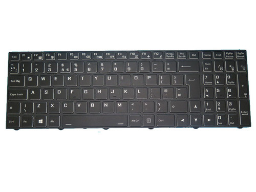 Laptop Keyboard For MEDION Erazer Defender P15 MD62305 MD62243 MD62293 MD62294 MD62377 MD62382 MD62383 MD64035 MD64095 Black With Frame With Backlit United Kingdom UK