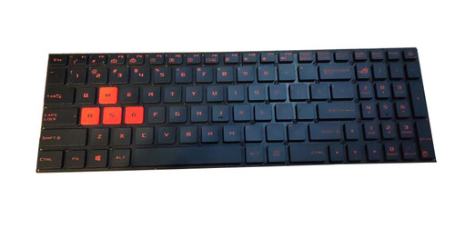 Laptop Keyboard For ASUS G702VT G702VM G702VS G702ZC G702VI Without Frame With Backlit US United States orange Font color