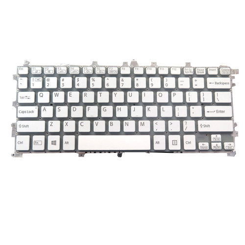Laptop Keyboard For VAIO S11 NP11V1TW016P NP11V1TW017P NP11V1TW021P NP11V1TW022P Traditional English US White With Backlit New