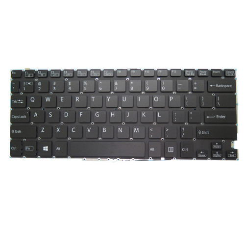 Laptop Keyboard For VAIO SX12 NP12V1AV027P NP12V1AV019P NP12V1AV020P NP12V1AV017P NP12V1AV003P English US Black With Backlit New