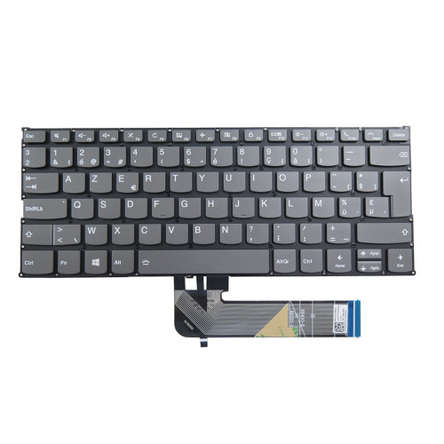 Laptop Keyboard For Lenovo Flex 6-14ARR Flex 6-14IKB Belgium BE With Backlit Gray New