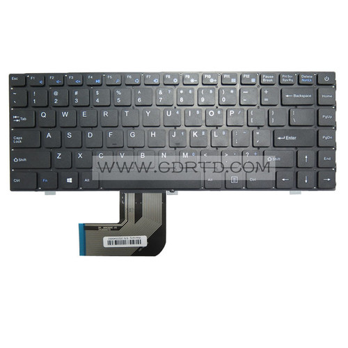 Laptop Keyboard For Jumper For EZbook X4DK MINI 300E YXT-92-46 343000075 14 Inch United States US Black Empty 4 PIN New
