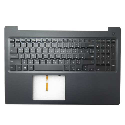 Laptop Palmrest For DELL Latitude 3590 0TNMJM TNMJM 09GH9K 9GH9K AP250000200 With Backlit Traditional Chinese TW Keyboard Without Fingerprint Hole Black Upper Case New