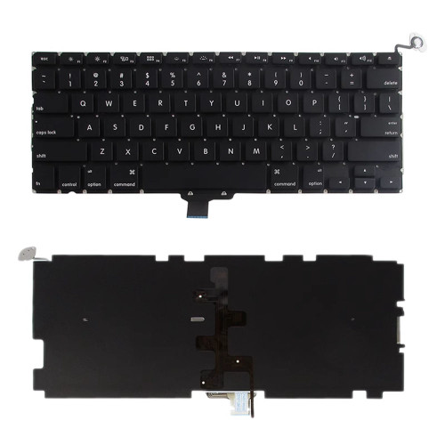 Laptop Keyboard For Apple MacBook Pro MC700LL/A MC724LL/A MD314LL/A MD313LL/A MD101LL/A MD102LL/A Black Without Frame with Backlit United States US