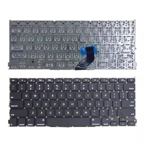 Laptop Keyboard For Apple MacBook Pro 13 MD212LL/A MD213LL/A ME662LL/A Black Without Frame without Backlit film United States US