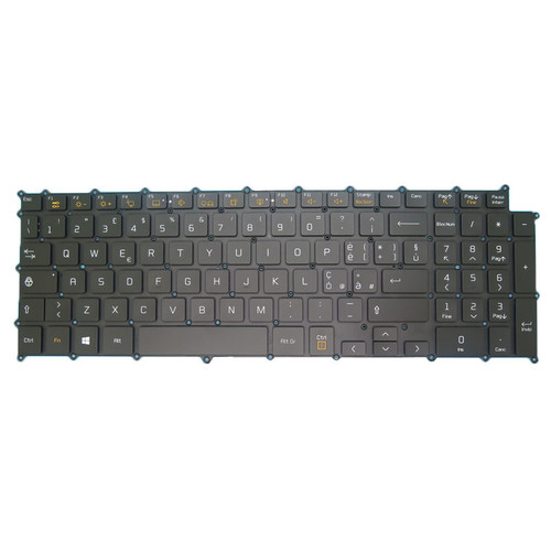 Laptop Keyboard For LG 17Z95N 17Z95N-G.AAS9U1 17Z95N-G.AA78B Italy IT Black NO Frame & With Backlit