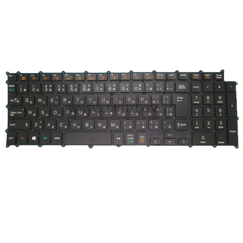 Laptop Keyboard For LG 17T90N 17T90N-V Japanese JP Black NO Frame & With Backlit