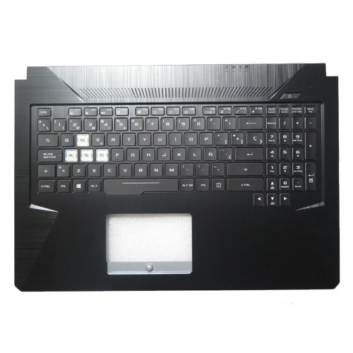 Laptop Palmrest&Keyboard For ASUS FX705DT FX705GM F705DT Black top case Spanish SP With Backlit Black Keyboard