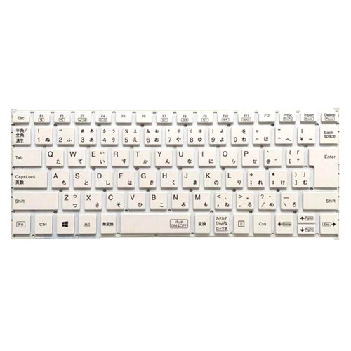 Laptop Keyboard For NEC LaVie NM560/MAW PC-NM560MAW NM560/MAW-J PC-NM560MAW-J Japanese JP White Without Frame New