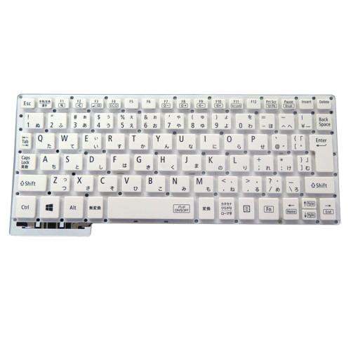 Laptop Keyboard For NEC LaVie GN12S7/8D PC-GN12S78AD PC-GN12S78GD Japanese JP White Without Frame New