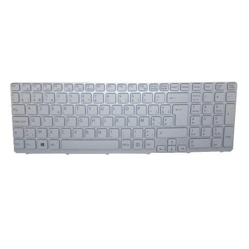Laptop Keyboard For SONY For VAIO SVE15 SVE1513L1E SVE1513L1R SVE1513M1E SVE1513M1R SVE1513N1E SVE1513O9E SVE1513P1E SVE1513P1R Belgium BE White With Frame New