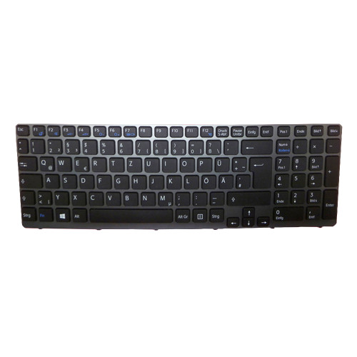 Laptop Keyboard For SONY For VAIO SVE15 SVE1513V1E SVE1513W1E SVE1513W1R SVE1513X9R SVE1513Y1E SVE1513Z1E SVE1513Z1R Germany GR Black With Gray Frame New