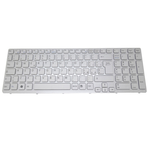 Laptop Keyboard For SONY For VAIO SVE15 SVE1511Q1E SVE1511R9E SVE1511S1E SVE1511S9R SVE1511T1E SVE1511T1R SVE1511V1E SVE1511V1R Italy IT White With Backlit Frame New